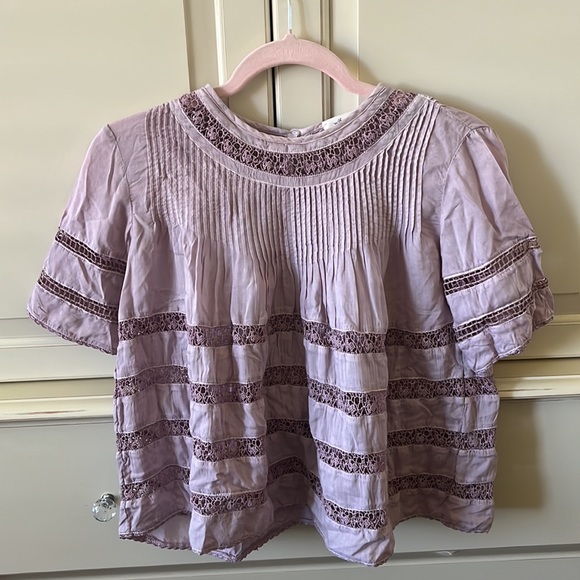 Wilfred Lace Detail Babydoll Top - Picture 2 of 4